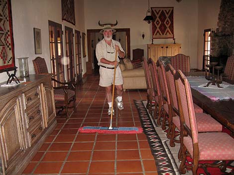 Walking Box Ranch, caretaker's job