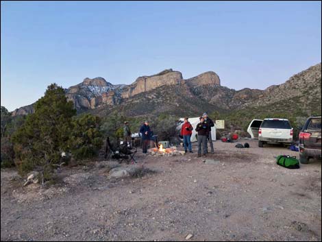 Leviathan Cave Trailhead Campsites