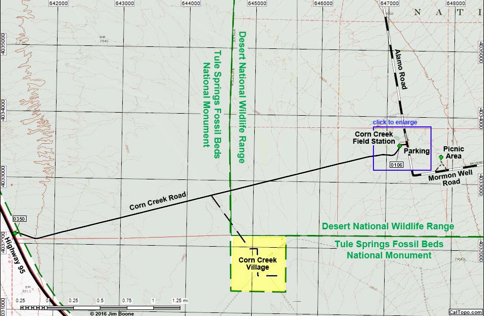 Corn Creek Map