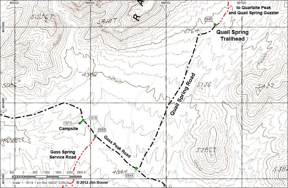 quail spring road map