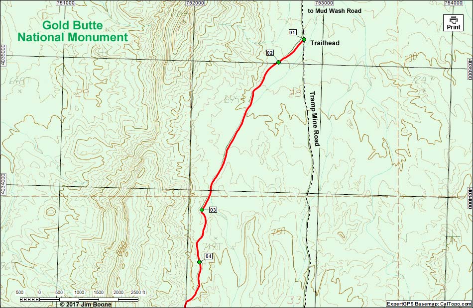 Bauer Mine Map