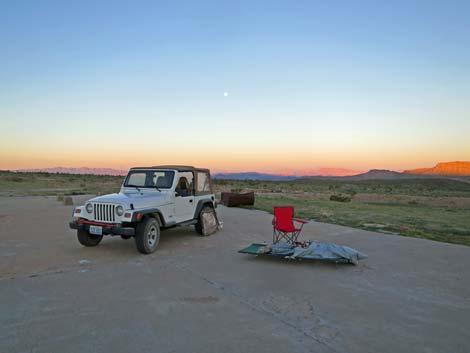 Gold Butte Mill Campsite