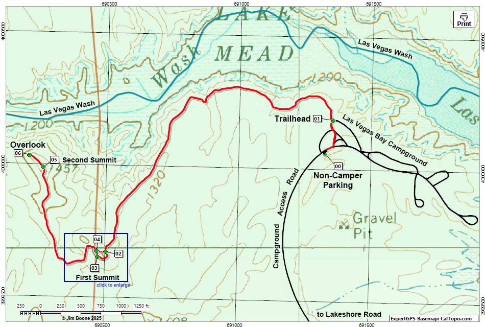 Bluff Trail Map