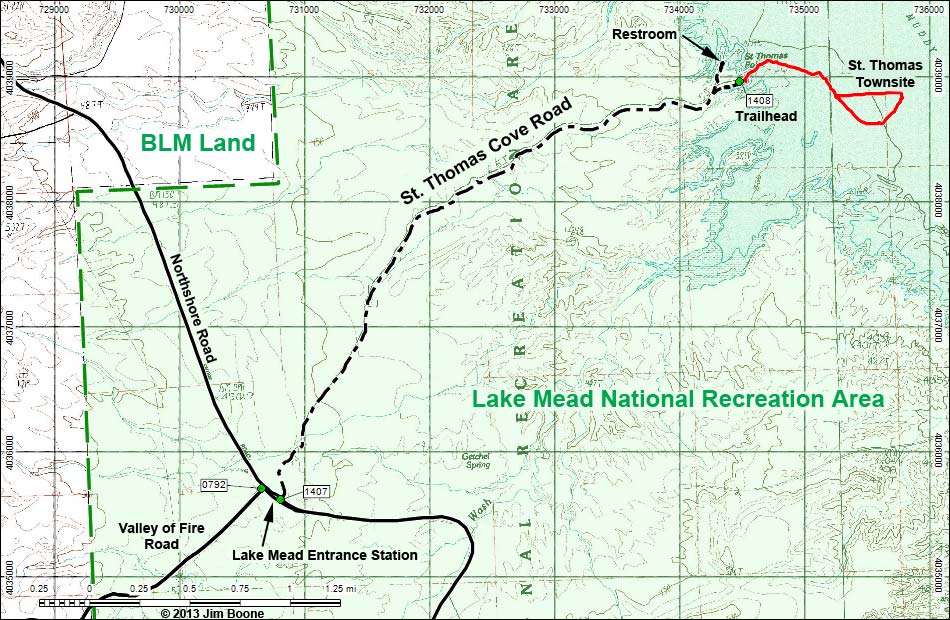 St. Thomas Cove Road Map