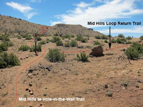 Mid Hills to Hole-in-the-Wall Trail