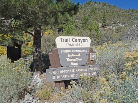 Trail Canyon Trailhead