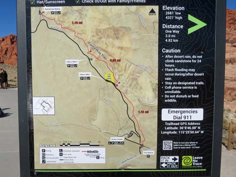 Calico Hills 1 Trailhead