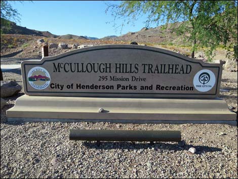 McCullough Hills Trailhead